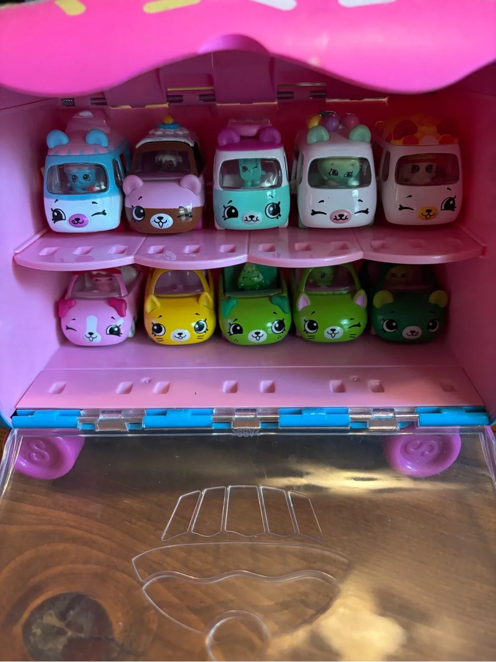 Cutie Cars | bundle Pink Carry Case with Mini Cars - Kids Toys